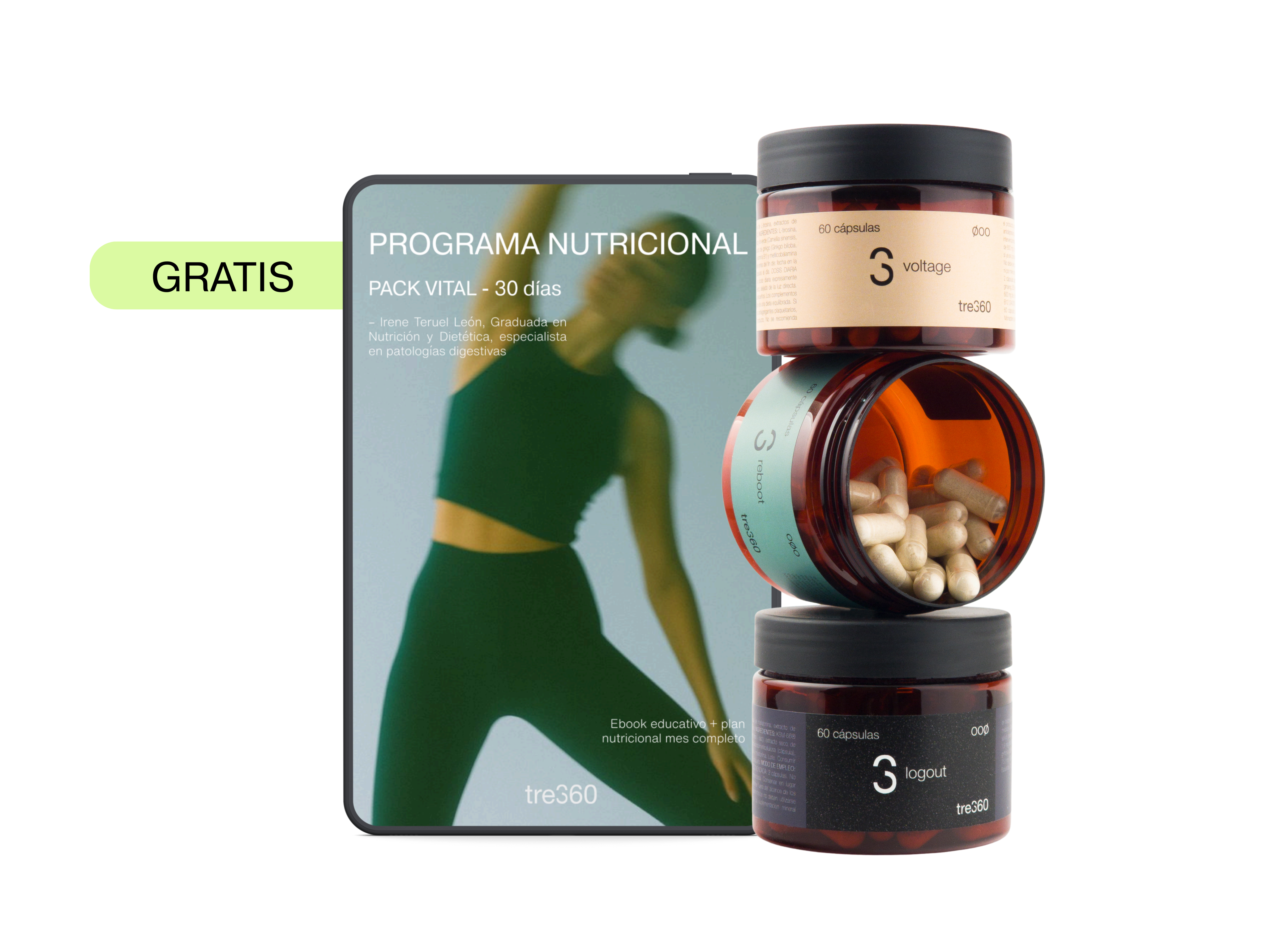 pack vital para todo el dia: energía, antiinflamatorio y recuperación y descanso