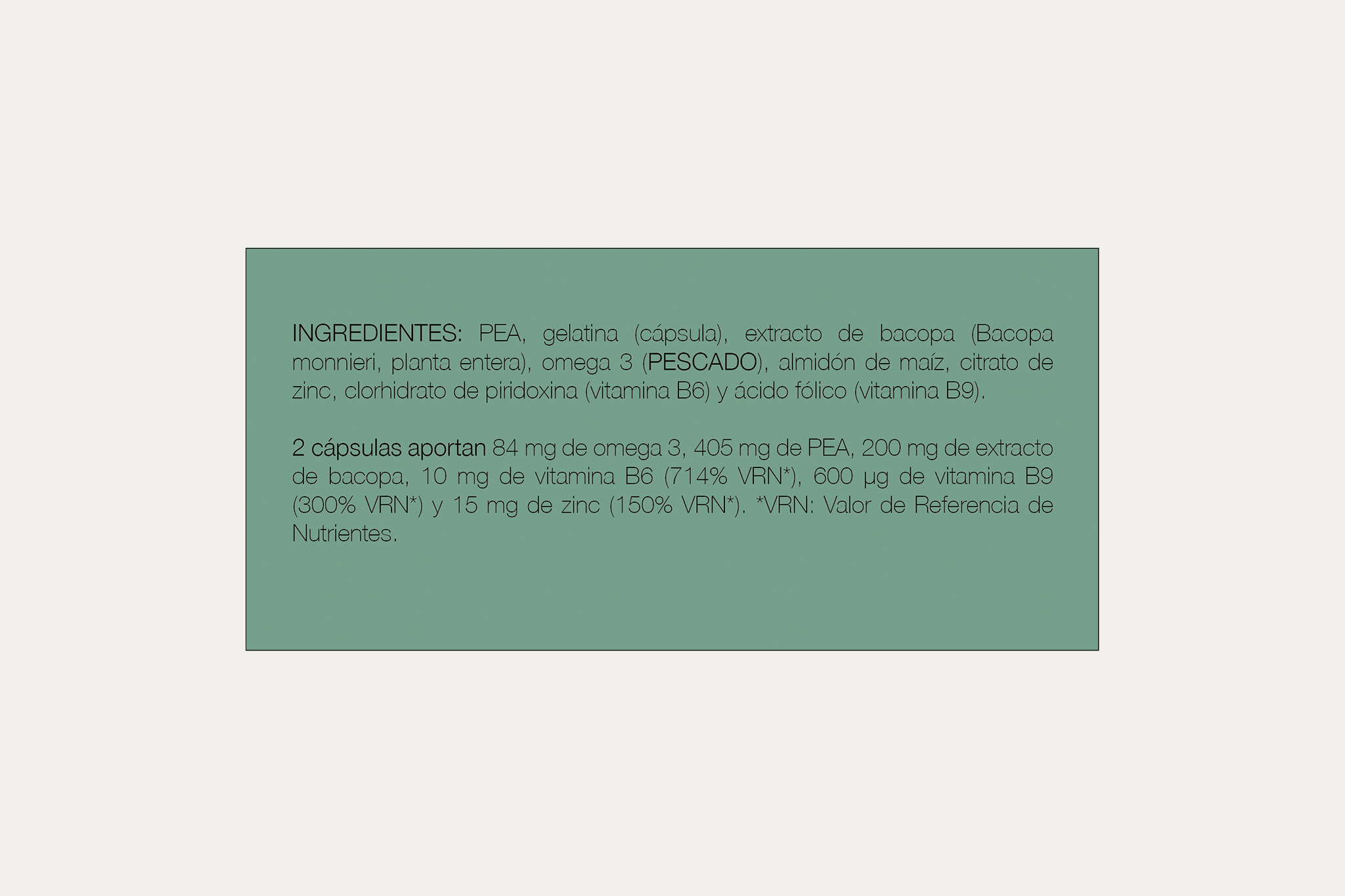 Ingrediente suplemento reconstituyente reboot
