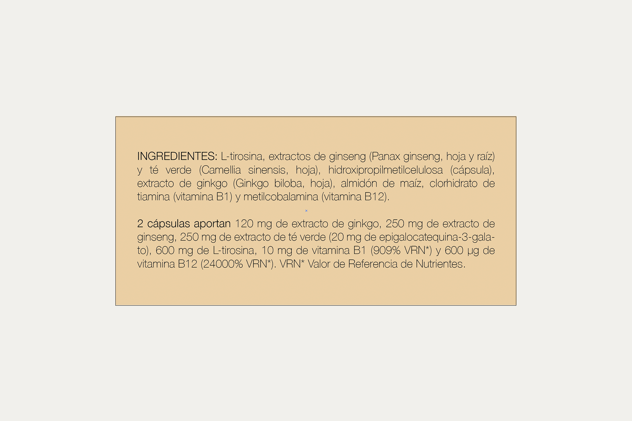 Ingredientes suplemento energizante voltage