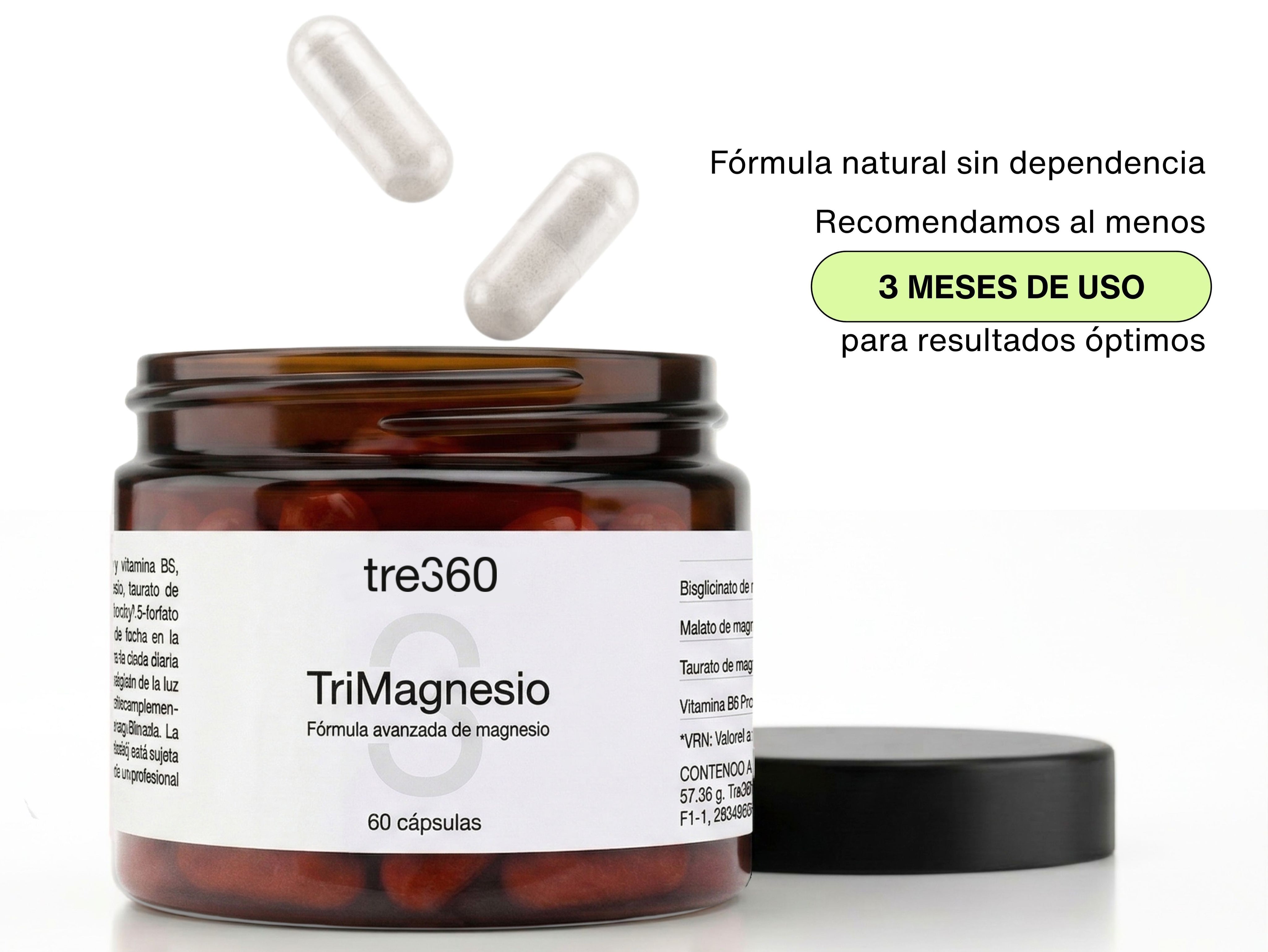 TriMagnesio tres60 — magnesio para activar la energía y cuidar los músculos