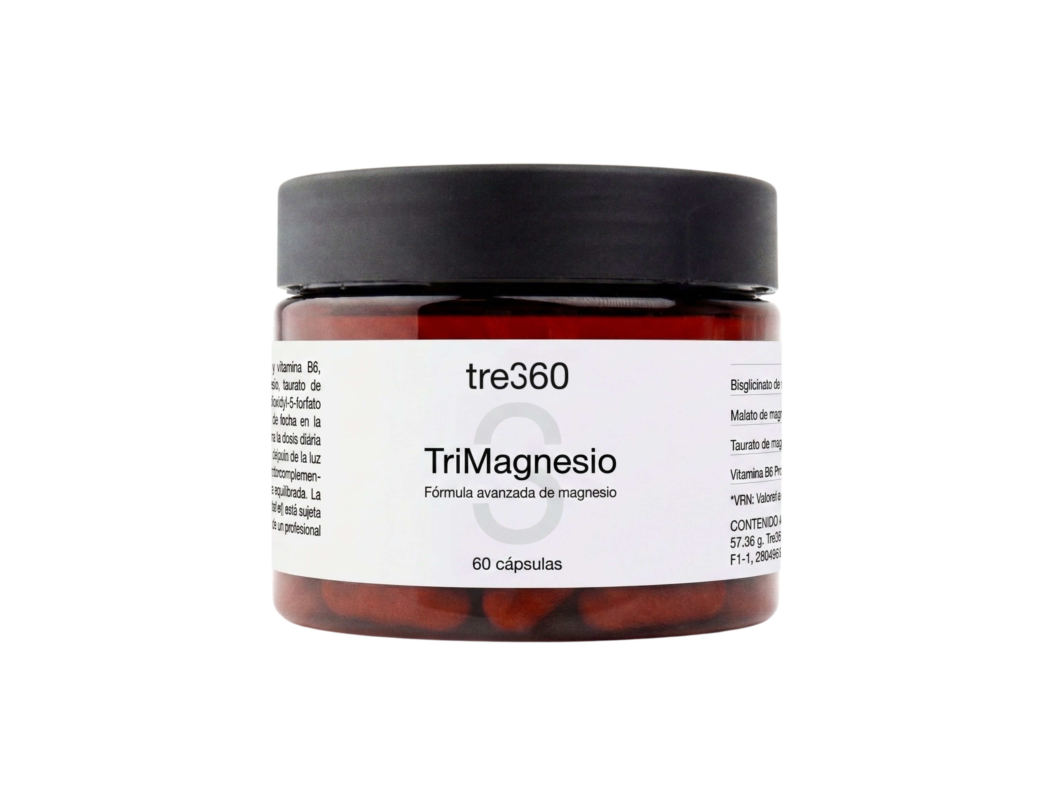 TriMagnesio tres60 — suplemento de magnesio para el sistema nervioso y vitalidad